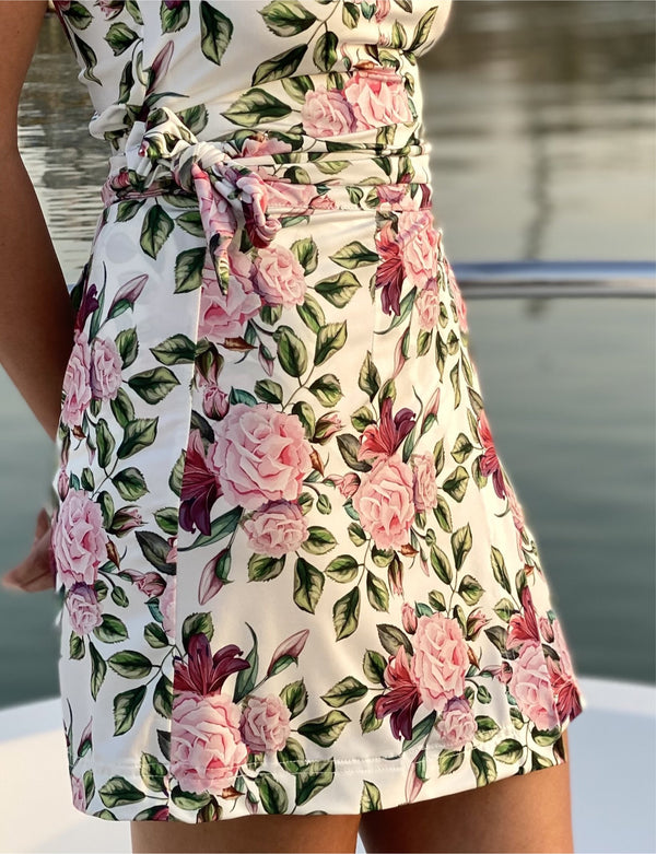 Floral Swim Skirt