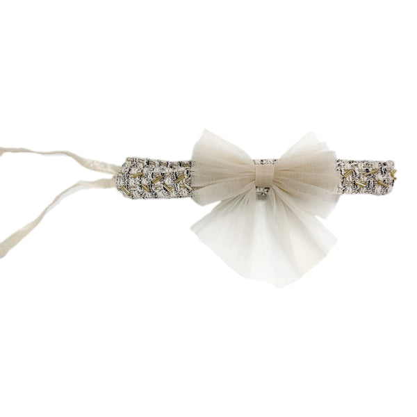 Tweed Hair Sash Headband